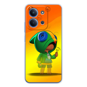 Чохол Бравл Старс для Xiaomi Redmi 15C – LEON в кофті