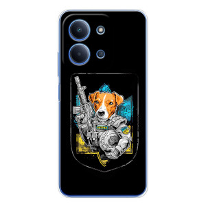 Чехол с принтом для Xiaomi Redmi 15C – Патрон Воин