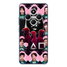 Чехол Гра в кальмара для Xiaomi Redmi 15C – Персонажи игры кальмара