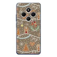 Новогодние, Праздничные Чехлы для Xiaomi Redmi 15C - 2024 год (Новогодние пряники)
