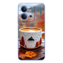 Чехол с уникальным дизайном «Осень с кофе» для Xiaomi Redmi 15C – Кофе на природе
