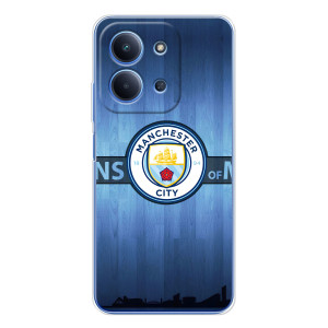 Силиконовые Чехлы принт Футбол на Xiaomi Redmi 15C – ManCity