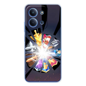 Силиконовый Чехол (атрибутика Клеш Роял) для Xiaomi Redmi 15C (Кланы)