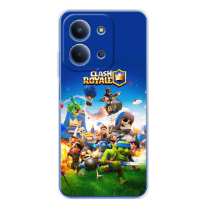Силиконовый Чехол (атрибутика Клеш Роял) для Xiaomi Redmi 15C (Клеш рояль)