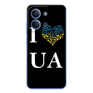 Силиконовый Чехол на Xiaomi Redmi 15C (Я-Украина) (I Love UA)