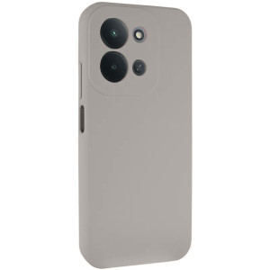 Чехол TPU GETMAN Liquid Silk Full Camera для Xiaomi Redmi 17 – Серый