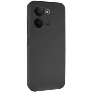 Чехол TPU GETMAN Liquid Silk Full Camera для Xiaomi Redmi 17 – Черный