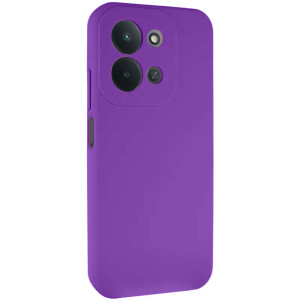 Чохол TPU GETMAN Liquid Silk Full Camera для Xiaomi Redmi 17 – Фіолетовий