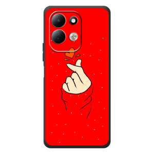 Чехлы (Знак сердечка) на Xiaomi Redmi 17 – Сердце на красном