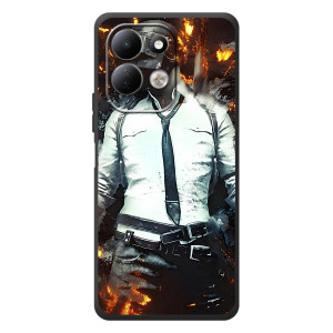 Силиконовый чехол с картинкой "Герой Pubg" на Xiaomi Redmi 17 – Man Пубг