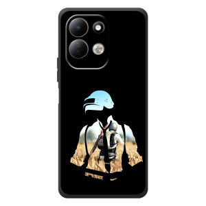 Силиконовый чехол с картинкой "Герой Pubg" на Xiaomi Redmi 17 – Пубг мен
