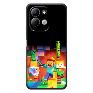 Чехлы для Xiaomi Redmi 17 (Персонажи Майн Крафт) (Герой Майнкрафт)
