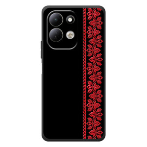 Силиконовый Чехол на Xiaomi Redmi 17 – Красная Вышиванка