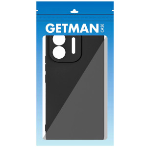 Чохол TPU GETMAN Liquid Silk Full Camera для Xiaomi Redmi 17C / 14C / Poco C75 – Чорний