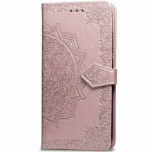 Шкіряний чохол-книжка Art Case з візитницею для Xiaomi Redmi 4a – Рожевий