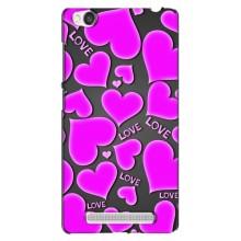 Чехлы для любимой на Сяомі Редмі 4А (VPrint) (Pink hearts)