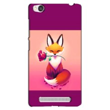 Чохли з картинкою Лисичка для Xiaomi Redmi 4A (VPrint) (Лиса з трояндою)