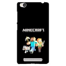 Чохол Майнкрафт на Xiaomi Redmi 4A (AlphaPrint) Minecraft (герої Minecraft)