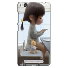 Дівчачий Чохол для Xiaomi Redmi 4A (ДІвчина з іграшкою)