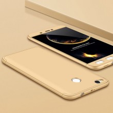 Чохол пластикова накладка повного захисту 360' для Xiaomi Redmi 4X – Золотий