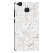 Мраморный чехол на Xiaomi Redmi 4X (VPrint) (Белый мрамор)