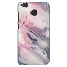 Мраморный чехол на Xiaomi Redmi 4X (VPrint) (Пурпурный Мрамор)