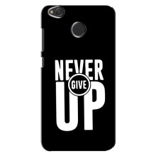 Силиконовый Чехол на Xiaomi Redmi 4X с картинкой Nike (Never Give UP)