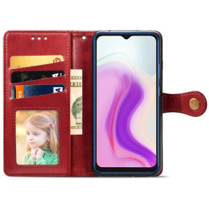 Кожаный чехол-книжка GETMAN Gallant (PU) для Xiaomi Redmi 5 Plus / Redmi Note 5 (Single Camera) – Красный