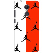 Чехлы для Xiaomi Redmi 5 Plus - с картинкой JORDAN (AlphaPrint) (Лого Джордан)