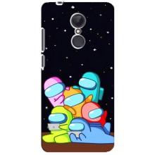 Чехол Амонг Ас для Xiaomi Redmi 5 Plus (AlphaPrint) (Скины в космосе)