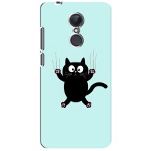 Чохол з принтом для Xiaomi Redmi 5 Plus (AlphaPrint) Модні коти (Падаючий кіт)