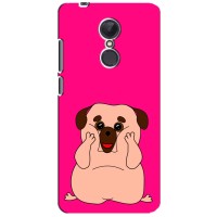 Чехол (ТПУ) Милые собачки для Xiaomi Redmi 5 Plus (Веселый Мопсик)