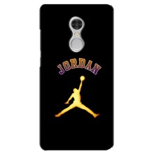 Чохли для Xiaomi Redmi 5 - з картинкою JORDAN (AlphaPrint) (Jordan Gold)