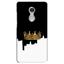 Чехол (Корона на чёрном фоне) для Редми 5 (Золотая корона)