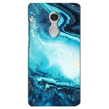 Мраморний чехол на Xiaomi Redmi 5 (VPrint) (Блакитний мрамор)