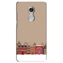 Новогодние, Праздничные Чехлы для Xiaomi Redmi 5 - 2024 год (Зимний город)