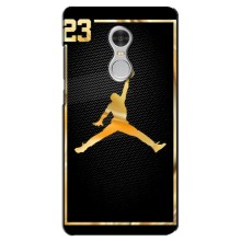 Силиконовый Чехол Nike Air Jordan на Редми 5 (Джордан 23)