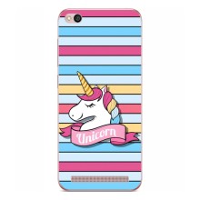 Чехол для Редми 5А - (Единорожки - Новинки) (AlphaPrint) (Unicorn)