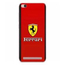 Силіконовий бампер з картинкою машини на Xiaomi Redmi 5A – Ferrari Logo