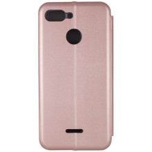 Шкіряний чохол (книжка) Classy для Xiaomi Redmi 6 – Rose Gold