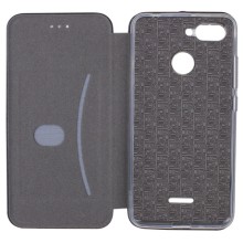 Кожаный чехол-книжка Classy для Xiaomi Redmi 6 – Черный
