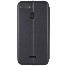 Кожаный чехол-книжка Classy для Xiaomi Redmi 6 – Черный