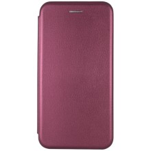 Кожаный чехол-книжка Classy для Xiaomi Redmi 6 – Бордовый