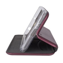 Кожаный чехол-книжка Classy для Xiaomi Redmi 6 – Бордовый