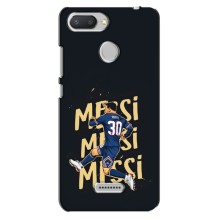 Чехлы для Xiaomi Redmi 6 (Leo чемпион) (AlphaPrint) (Messi ПСЖ)