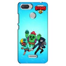 Чехлы Brawl Stars для Xiaomi Redmi 6 (AlphaPrint)