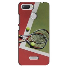 Чехлы с принтом Спортивная тематика для Xiaomi Redmi 6 – Ракетки теннис