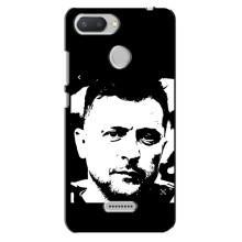 Чехол для Xiaomi Redmi 6 (AlphaPrint - с принтом Зеленского) – Зеленский АРТ