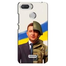 Чехол для Xiaomi Redmi 6 (AlphaPrint - с принтом Зеленского) – Зеленский солдат