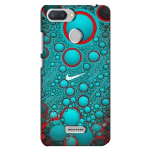 Силиконовый Чехол на Xiaomi Redmi 6 с картинкой Nike (Найк зеленый)